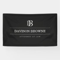 Monograma profesional negro