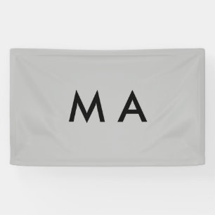 Lona Monograma simple añade tu letra nombre hombre mini
