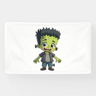 Lona Monstruo de Frankenstein - Personalizado de Hallow