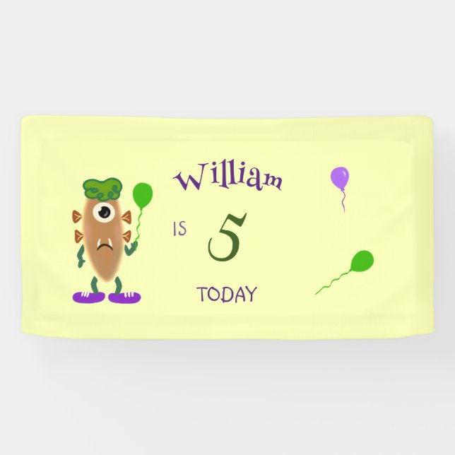 Lona Monstruo de papa (Horizontal)