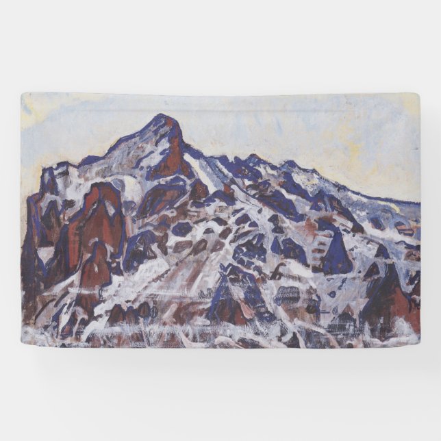 Lona Montaña de los humedales (Paisaje de invierno neva (Horizontal)