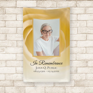 Lona Monumento conmemorativo del funeral de los Pétalos