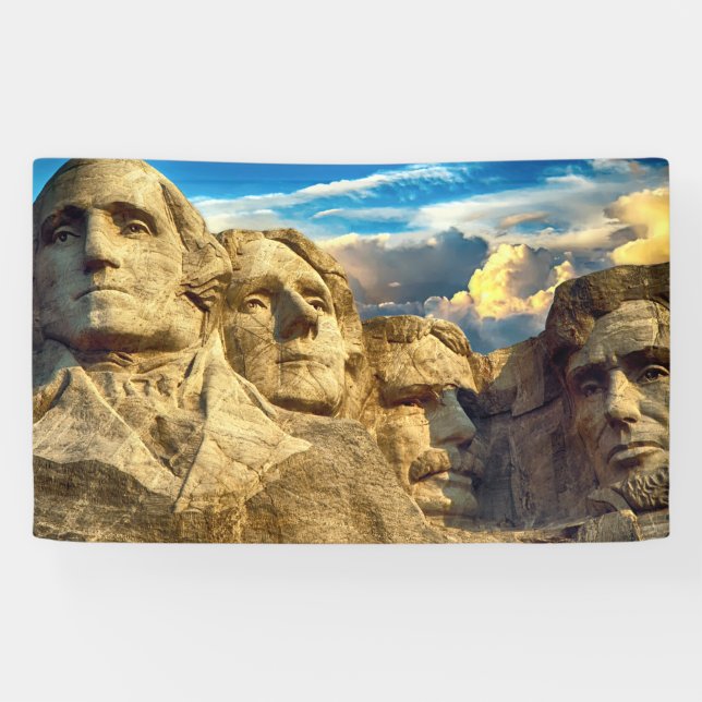 Lona Monumento presidencial a Mount Rushmore (Horizontal)