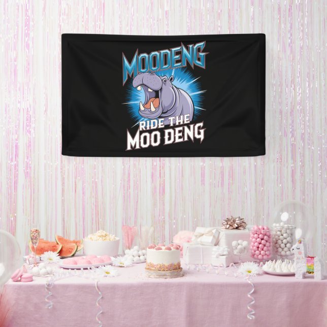 Lona MOO DENG Hippo Ride El MOO DENG (Fiesta)
