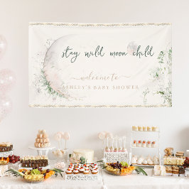 Lona Moon Child | Bienvenida de Baby Shower Boho Hippie
