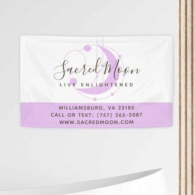 Lona Moon metafísica Minimalista púrpura (Subido por el creador)