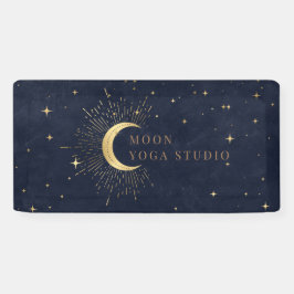 Lona Moon Stars Midnight Blue Banner