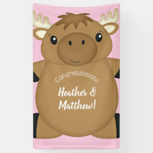 Lona Moose Baby Shower Woodland