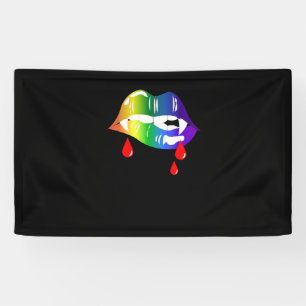 Lona Mordaza de vampiros arcoiris - camiseta del Orgull