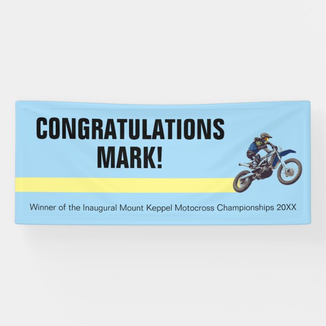 Lona Motocross (Horizontal)