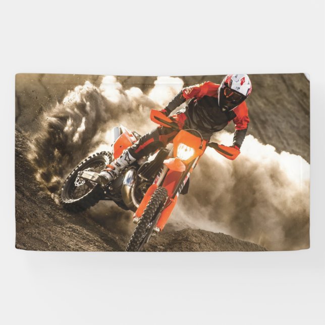 Lona Motocross Rider (Horizontal)