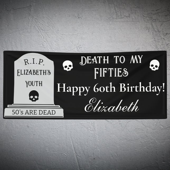 Lona Muerte moderna a la fiesta de cumpleaños número 60 (Subido por el creador)