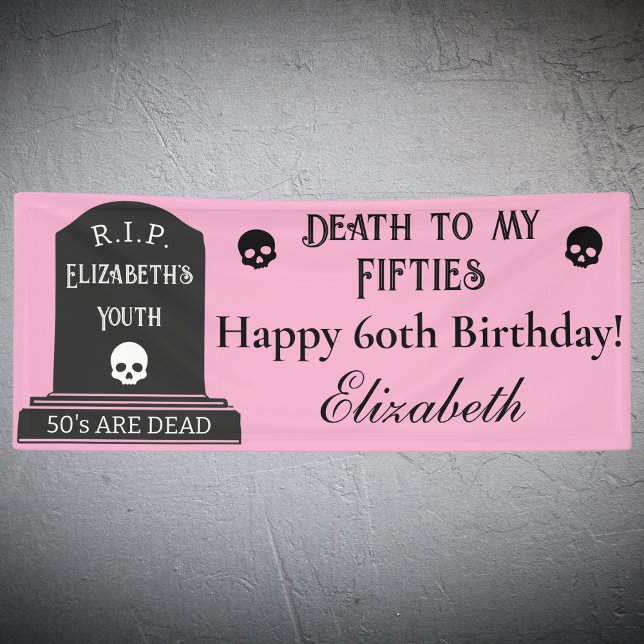 Lona Muerte moderna a mi fiesta rosada de cumpleaños nú (Subido por el creador)