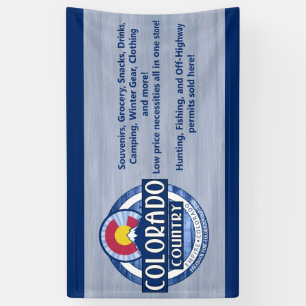 Lona Muestra de la bandera del país de Colorado