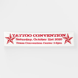 Lona Muestra roja de la bandera del convenio adaptable