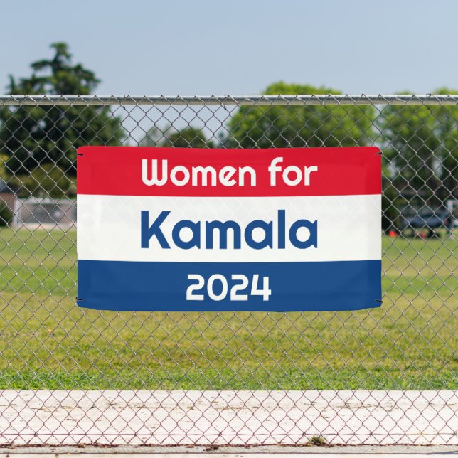 Lona Mujeres por Kamala Harris 2024 Big (in situ)