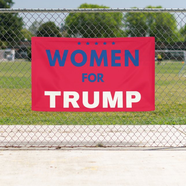 Lona Mujeres Por Trump (In situ)