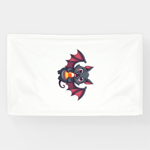 Lona Murciélago vampiro con caramelos - Camiseta divert