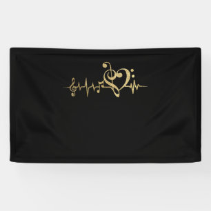 Lona Music Pulse Notes Clef Heartbeat