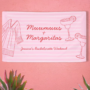 Lona Muumuus y Margaritas Rosa y Rojo Despedida de Solt