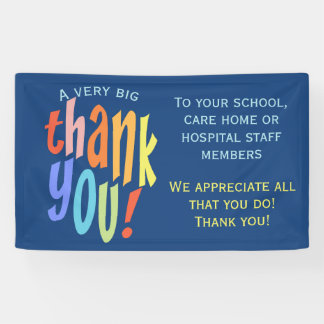 Lona Muy Muchas Gracias Apreciación Escuela Hospitalari