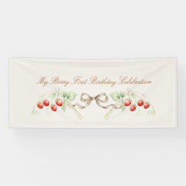 Lona My Berry First Birthday Party