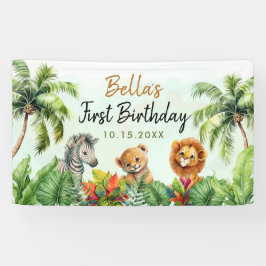 Lona Nacimiento de animales de Safari de la Selva Tropi