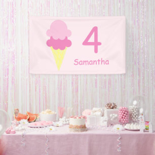 Lona Nacimiento de helados