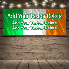 Lona Nacimiento irlandés de Fiesta irlandés con bandera