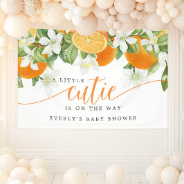 Lona Naranja Citrus Little Cutie En El Camino De Baby S