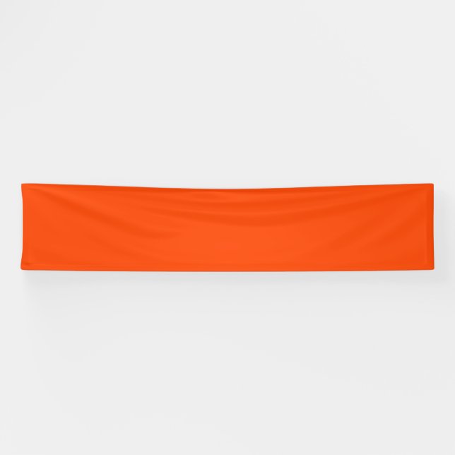 Lona naranja de color rojo (Horizontal)