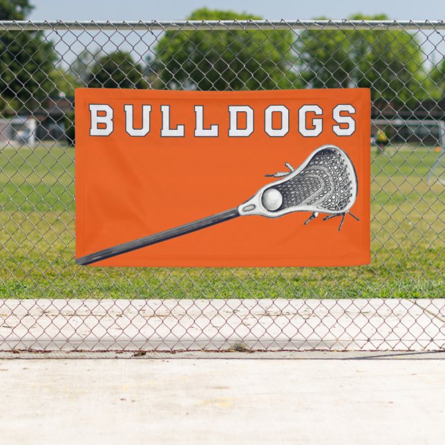 Lona Naranja de Lacrosse Team (In situ)
