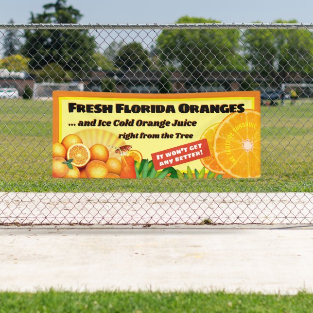 Lona Naranjas Frescos de Florida (In situ)