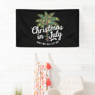 Lona Navidad en Julio Me Tiene Todo Encendido 