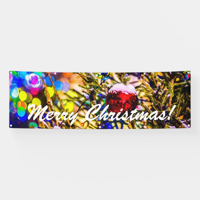 Lona Navidades Ball Red (Horizontal)