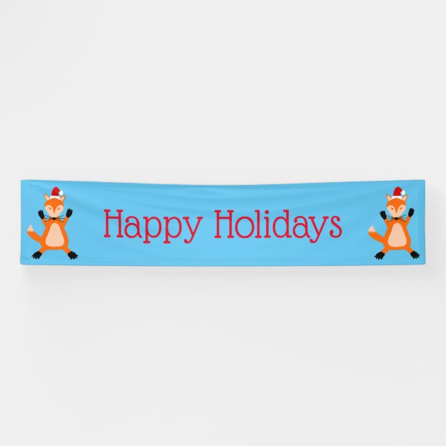 Lona Navidades breves Fox Personalizado (Horizontal)