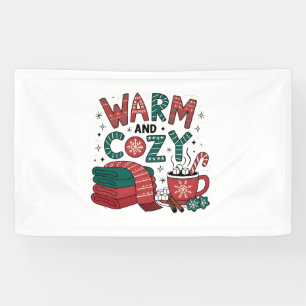 Lona Navidades Cálidos Y Acogedores Noches De Cacao Cal