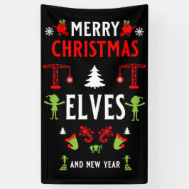 Lona Navidades de construcción feos