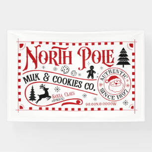 Lona Navidades de galletas del Polo Norte