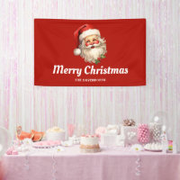 Navidades de Holly Jolly Santa Claus Retro