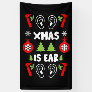 Lona NAVIDADES de Médicas de ENT