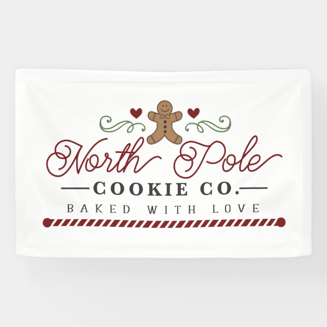 Lona Navidades de North Pole cookie Company (Horizontal)