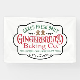 Lona Navidades de North Pole Gingerbread Baking Company