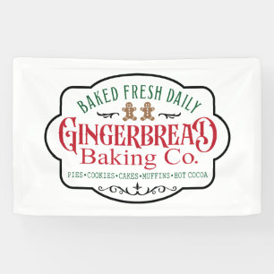 Lona Navidades de North Pole Gingerbread Baking Company