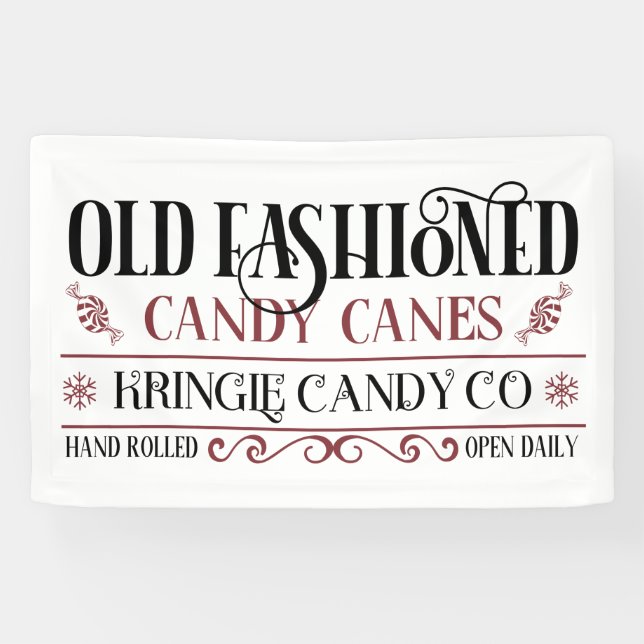 Lona Navidades de North Pole Kringle candy Company (Horizontal)