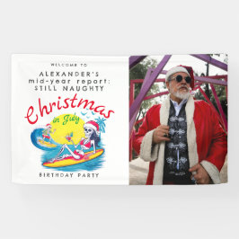 Lona Navidades de Skeleton en Julio Cartel de bienvenid