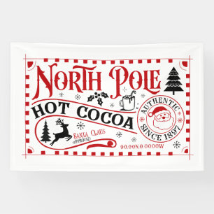 Lona Navidades del Cacao Caliente del Polo Norte