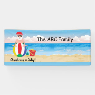 Lona Navidades en julio con SANTA CLAUS