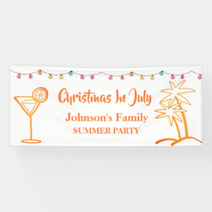 Lona Navidades En Julio Fiesta De Verano