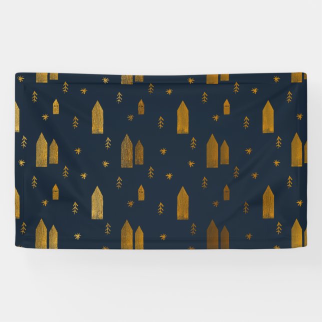 Lona Navidades escandinavos elegantes (Horizontal)